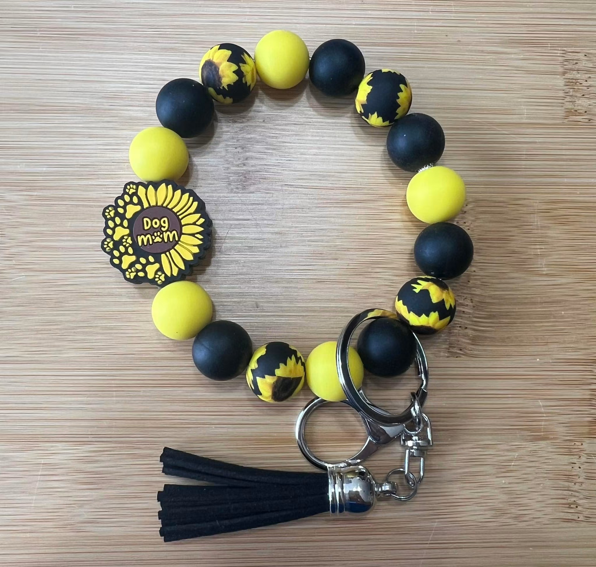 Dog mom keychain