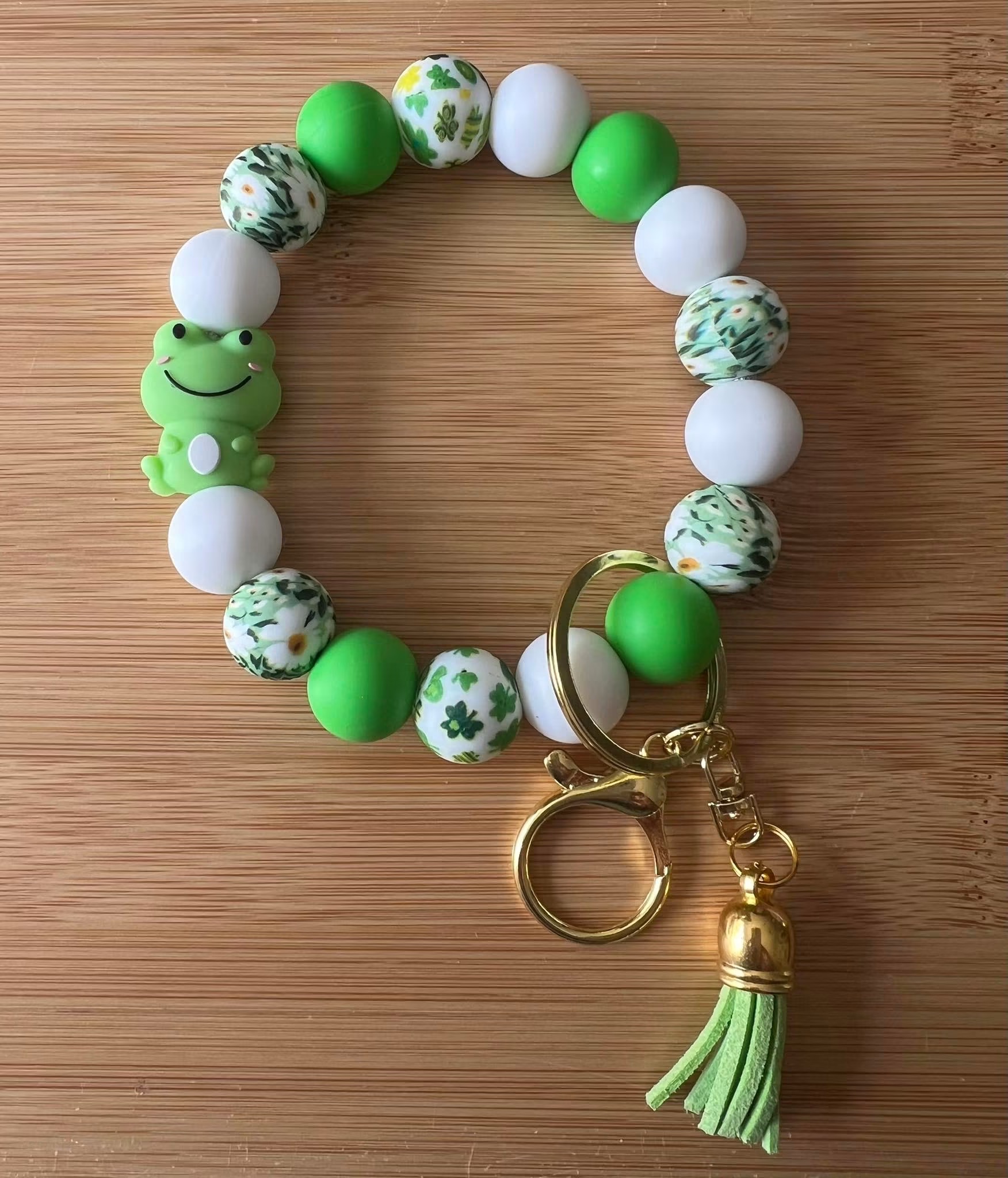 Hop to it keychain