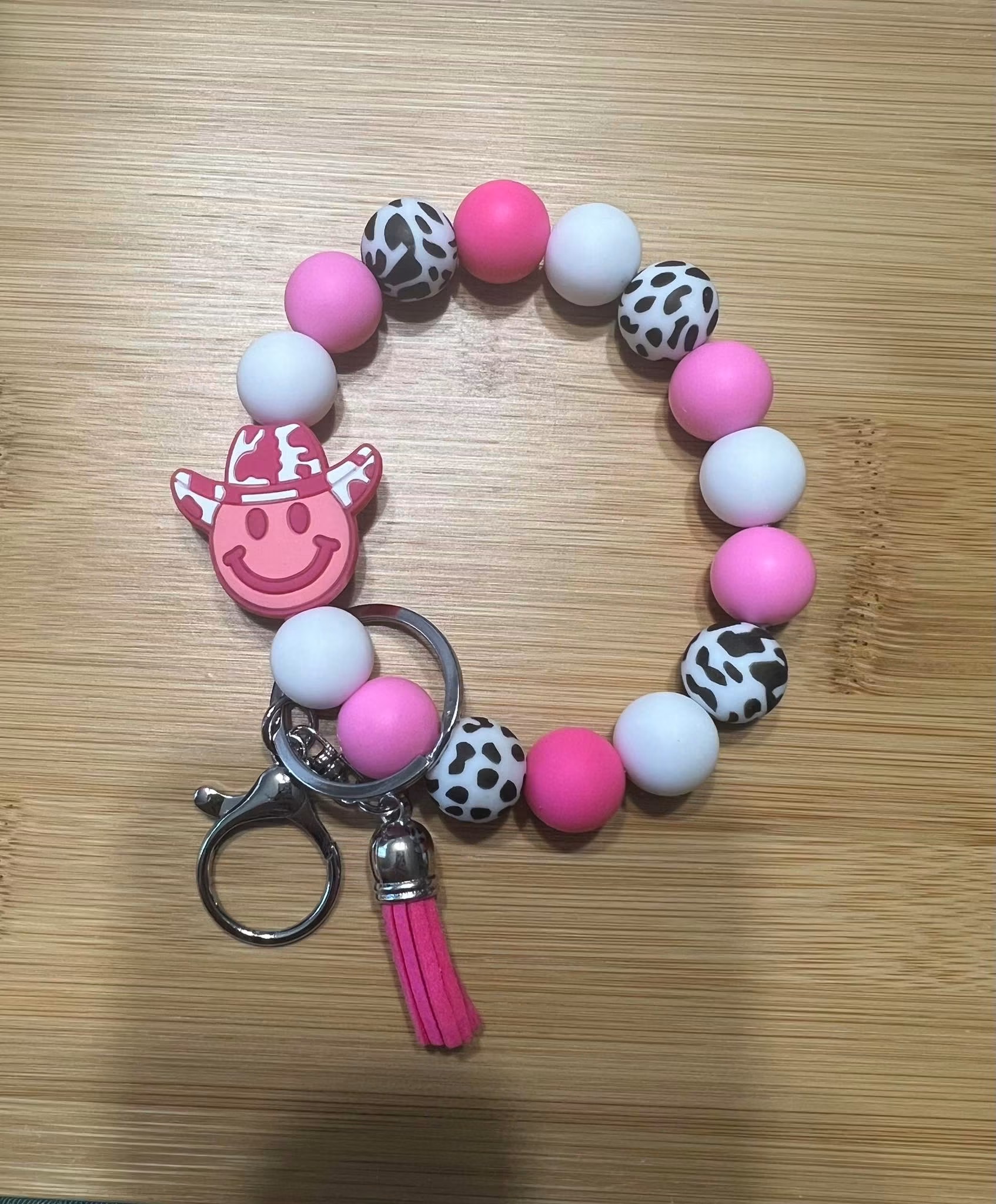 Cowboy/cowgirl keychain
