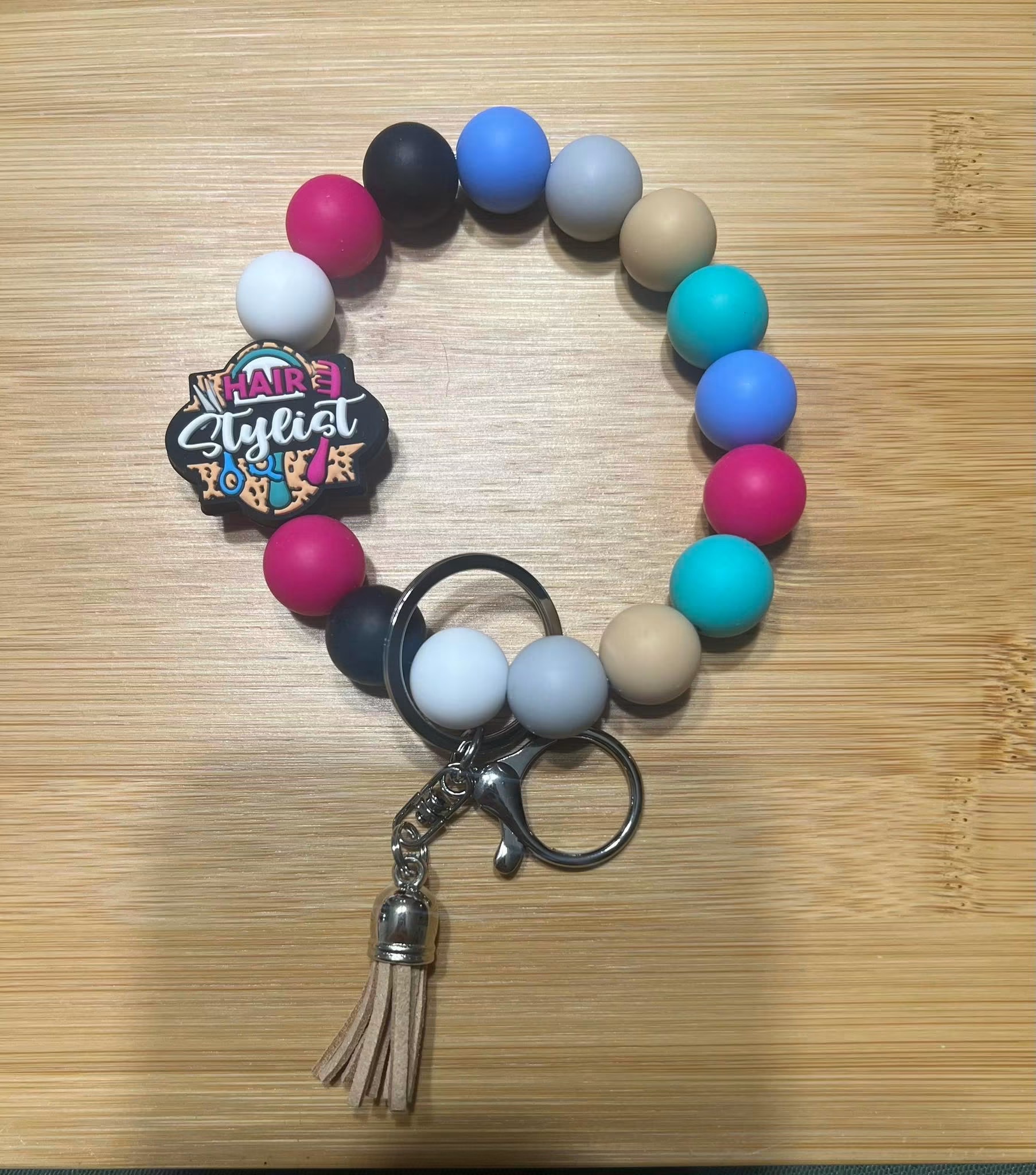 hair stylist keychain