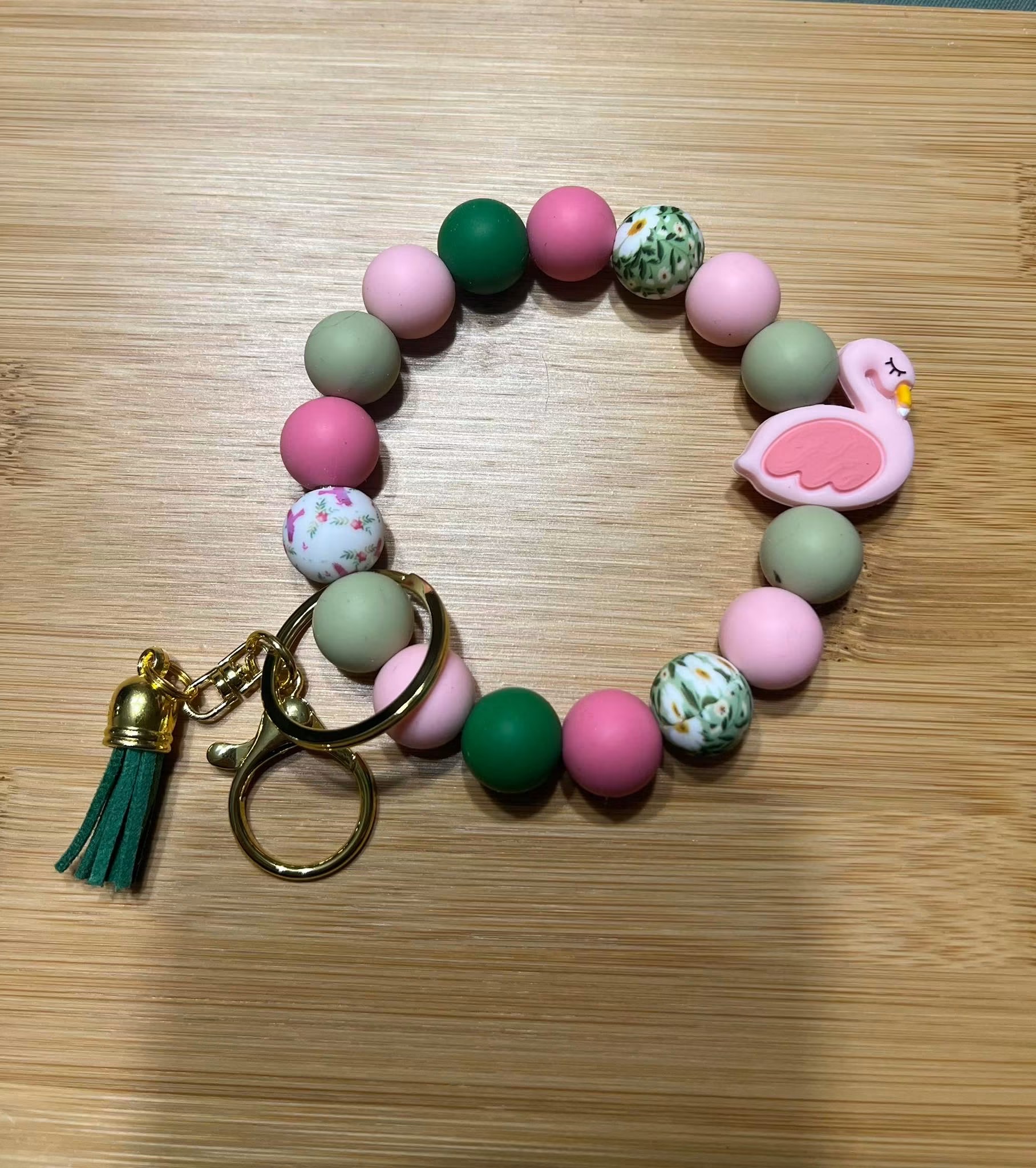 Flamingo keychain