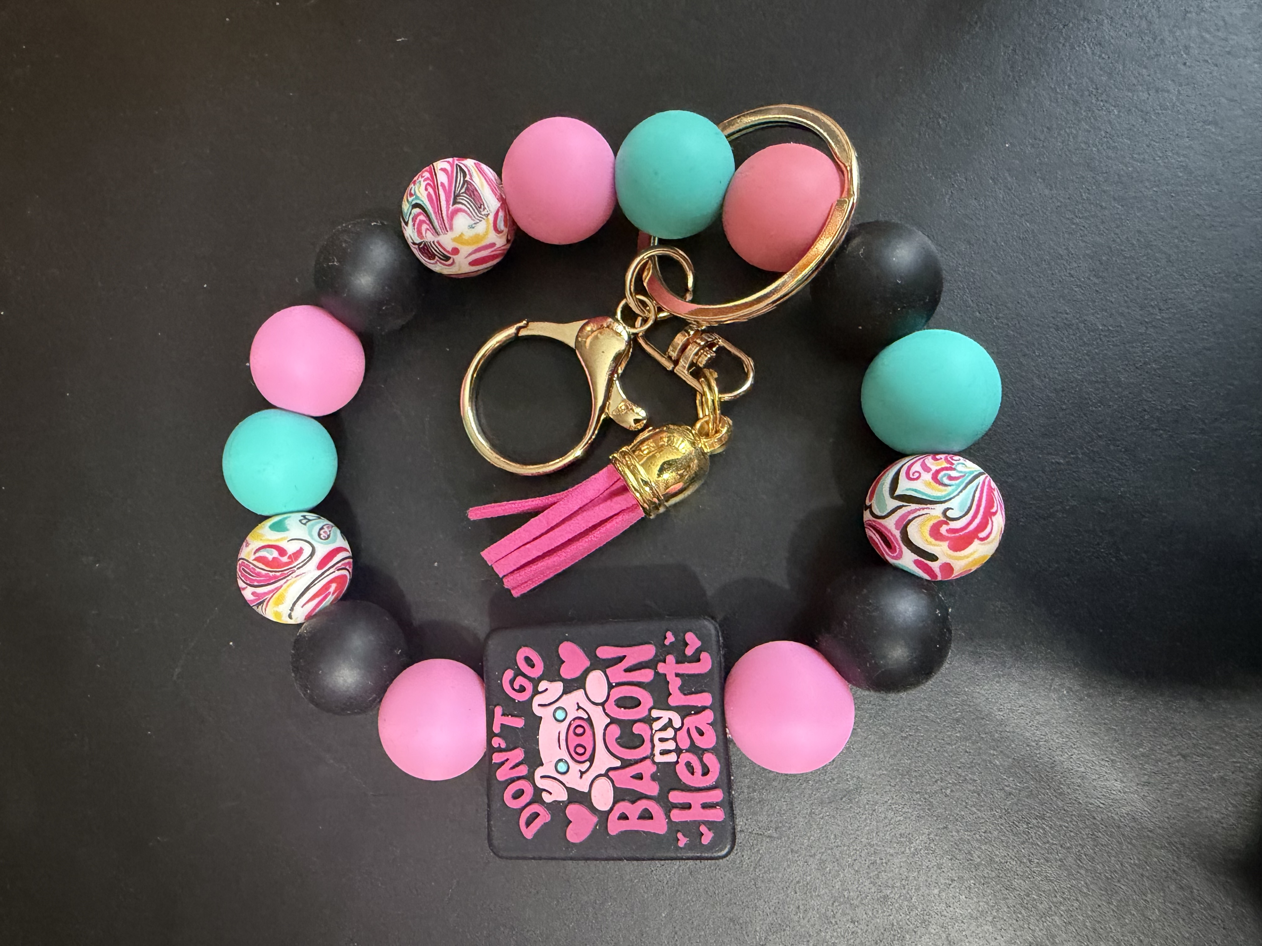 Cute pig keychain