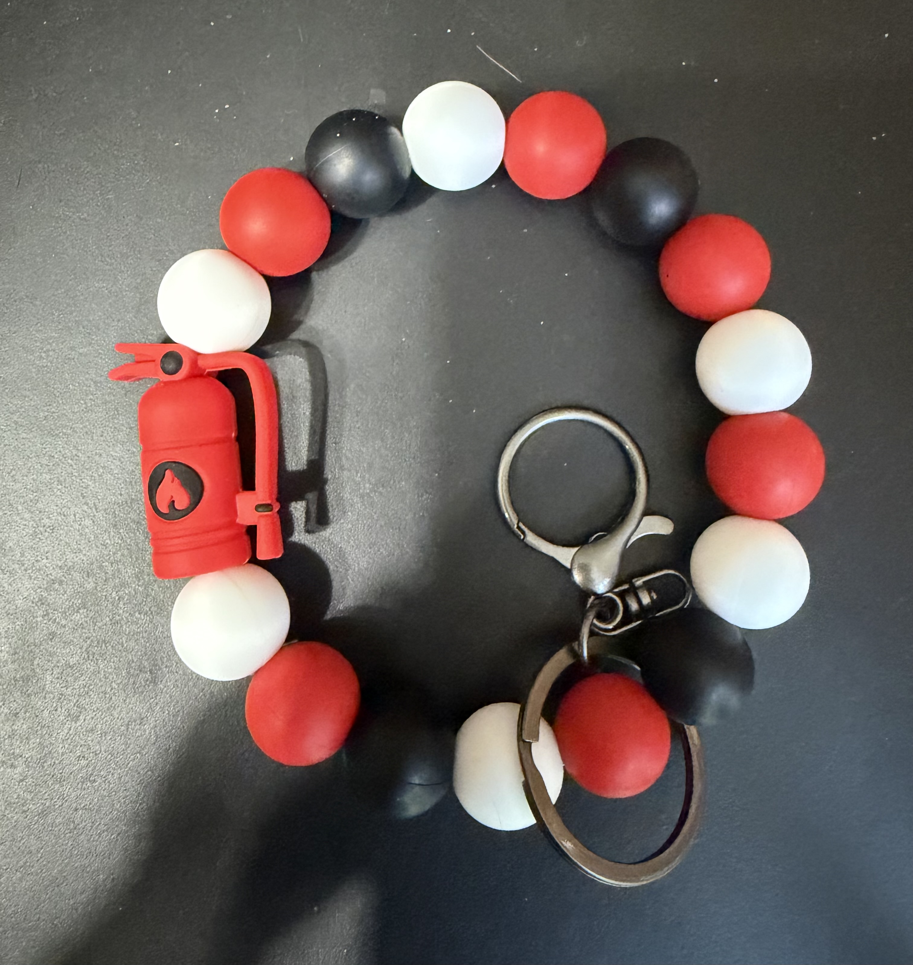 Fire extinguisher keychain
