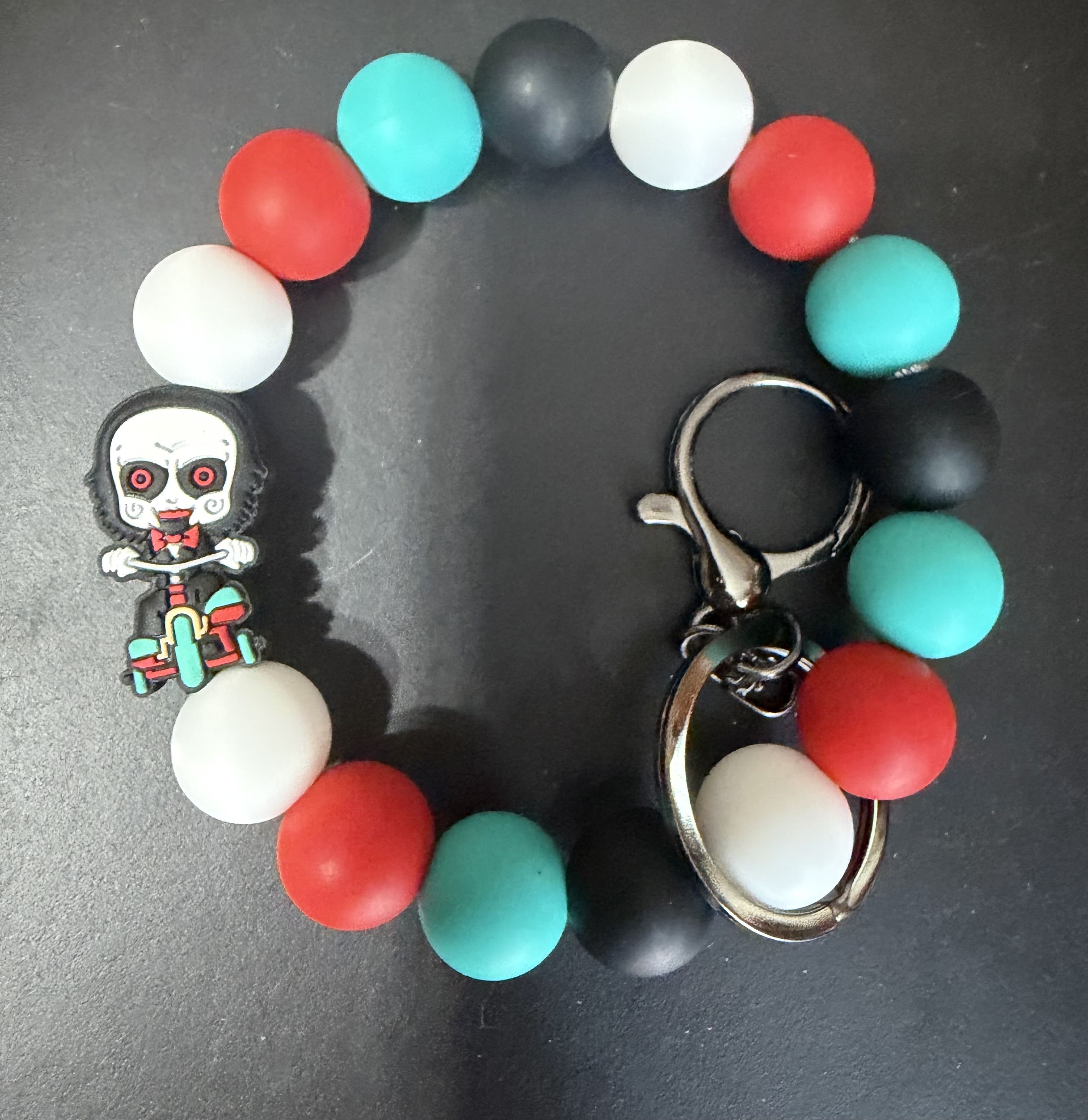 Billy the puppet keychain