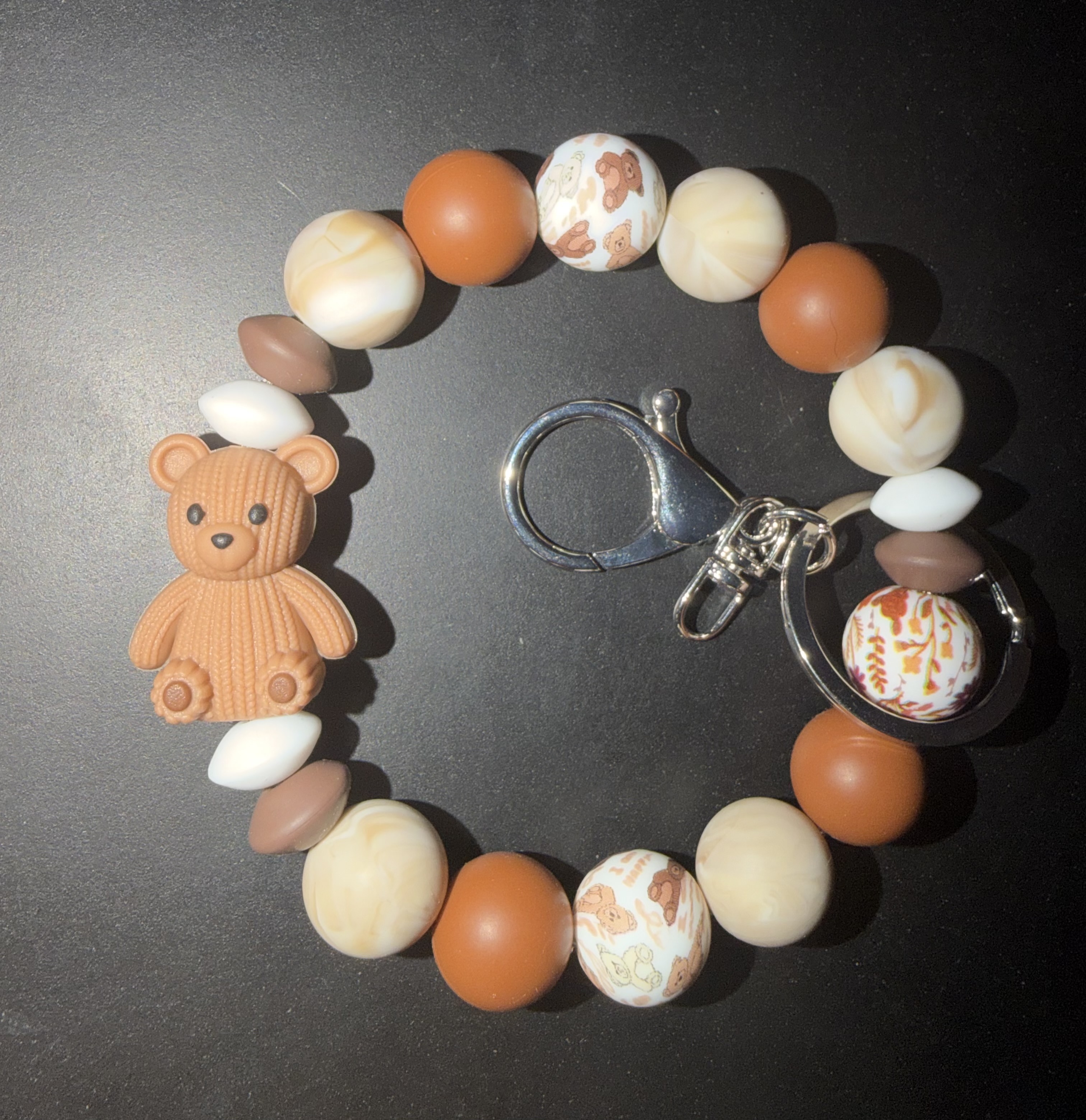 Teddy bear keychain