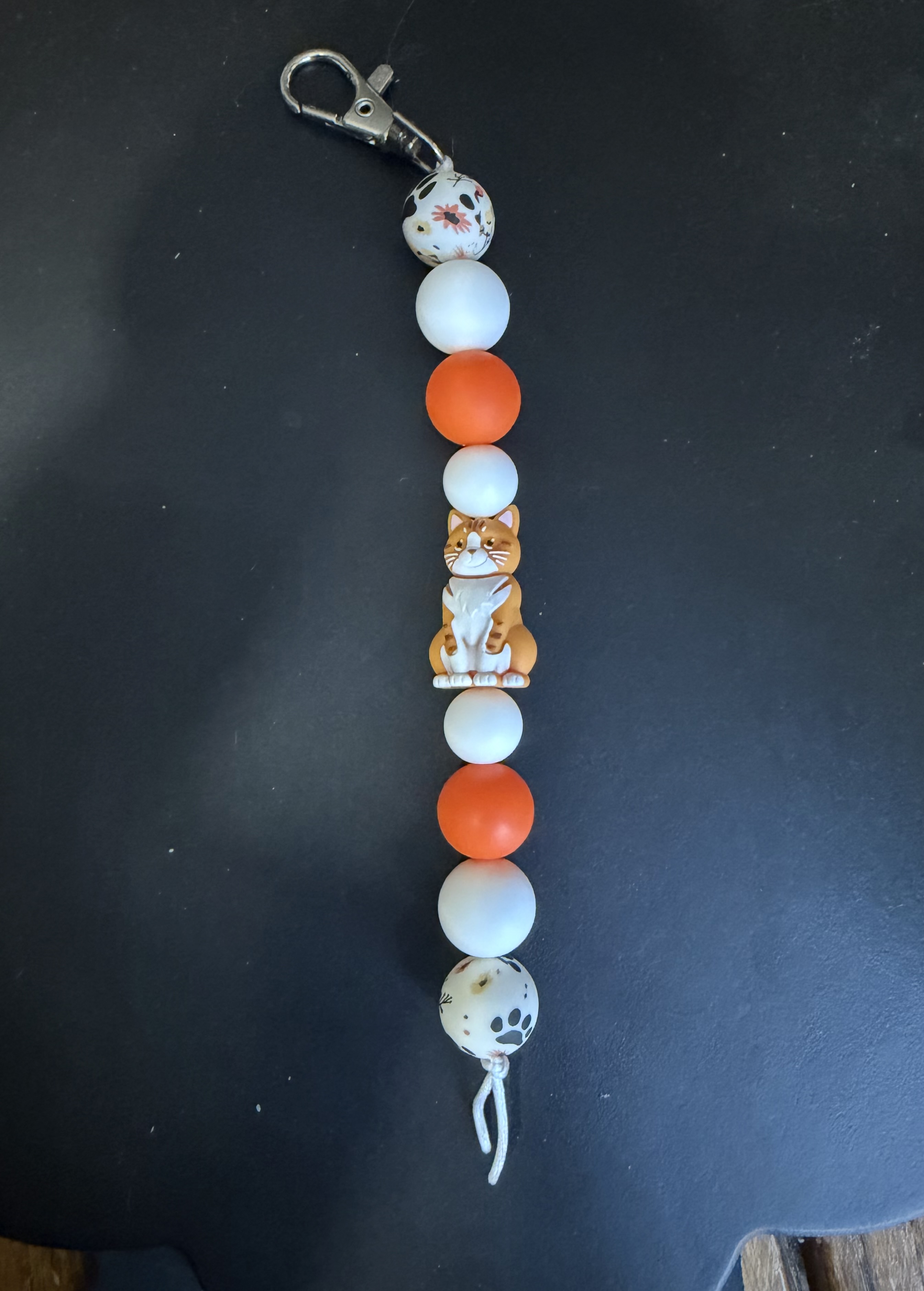 Cute cat keychain