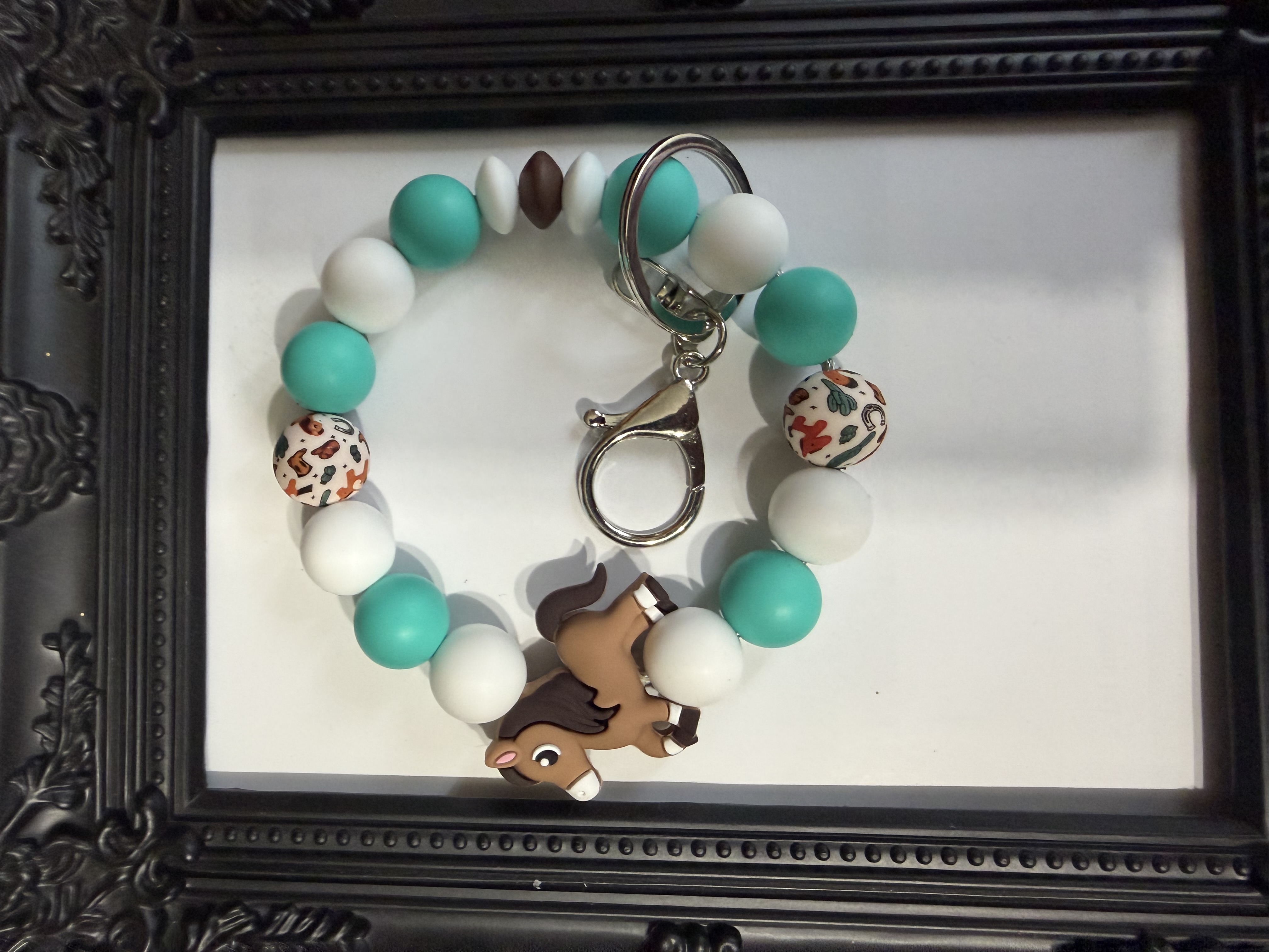 Horse keychain