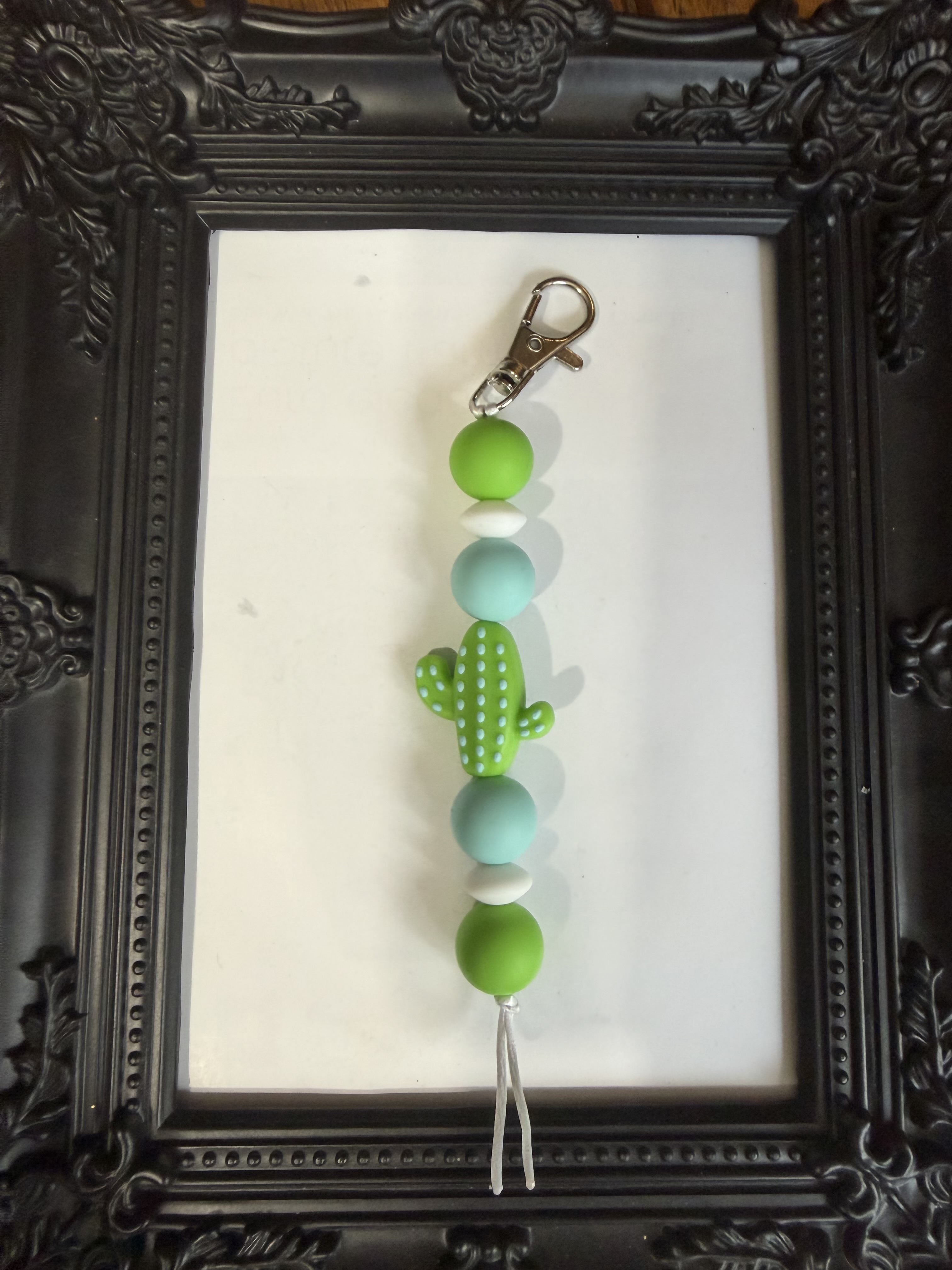 Cactus keychain