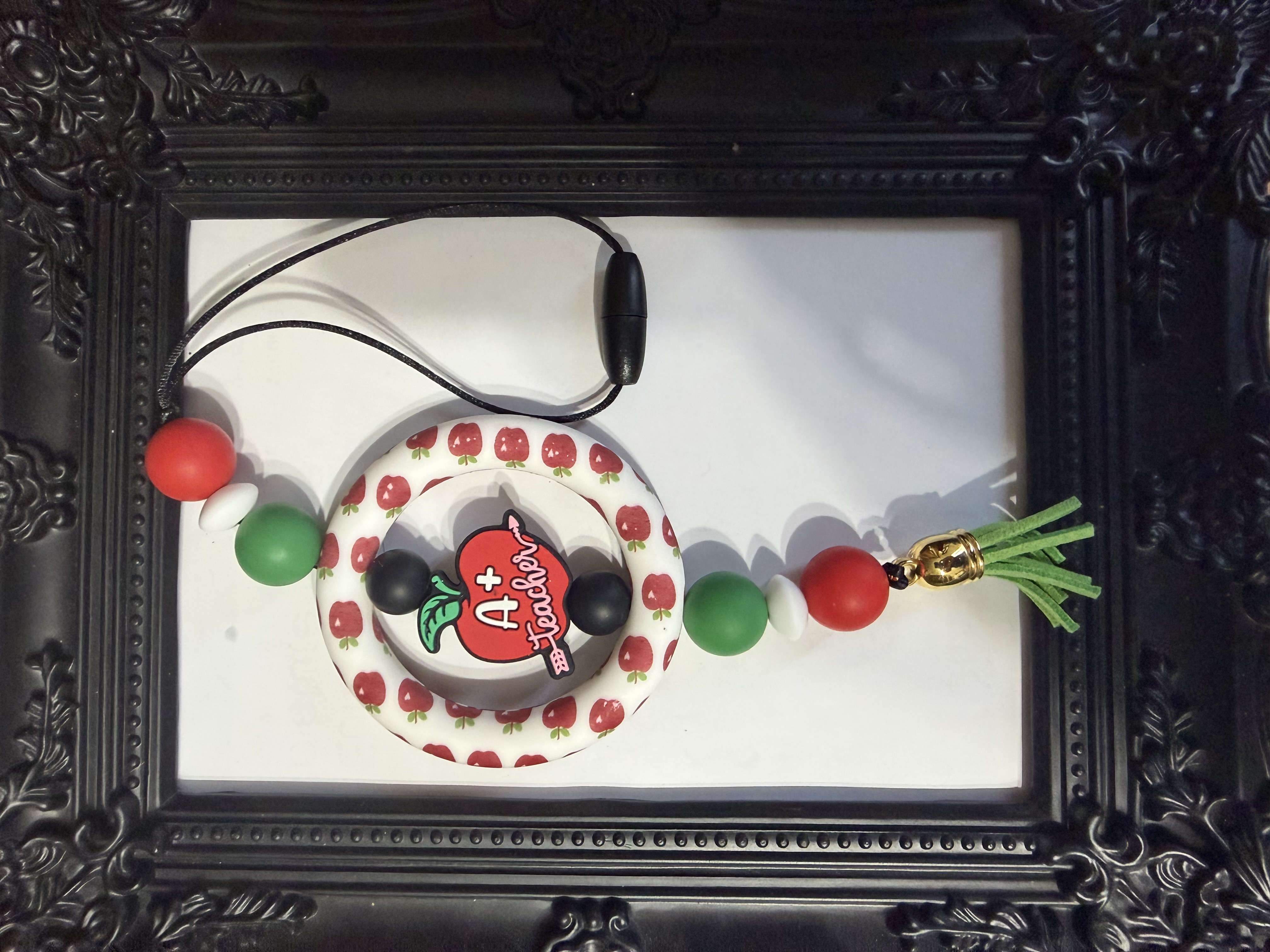 Teacher car charm