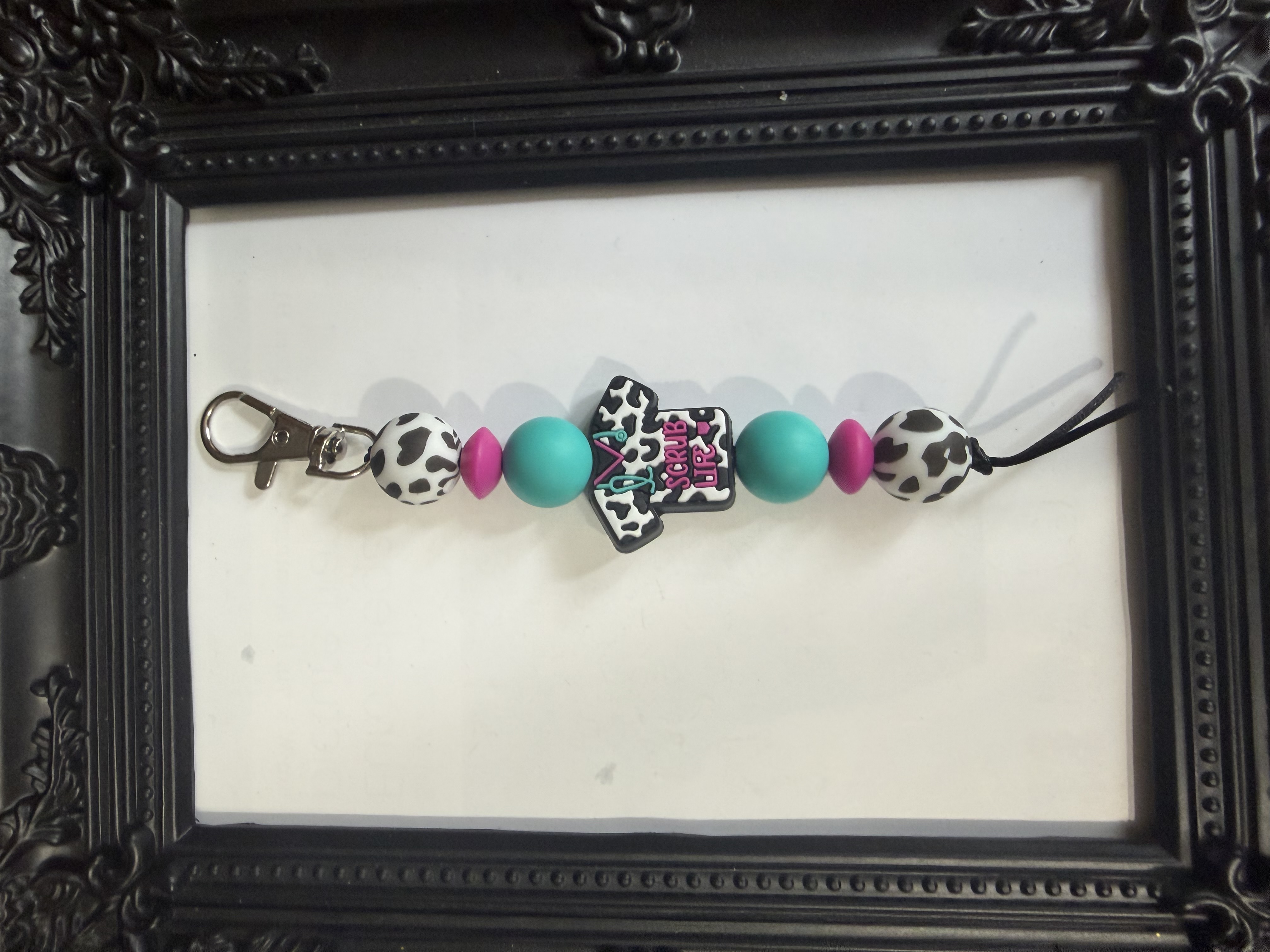 Scrub life keychain