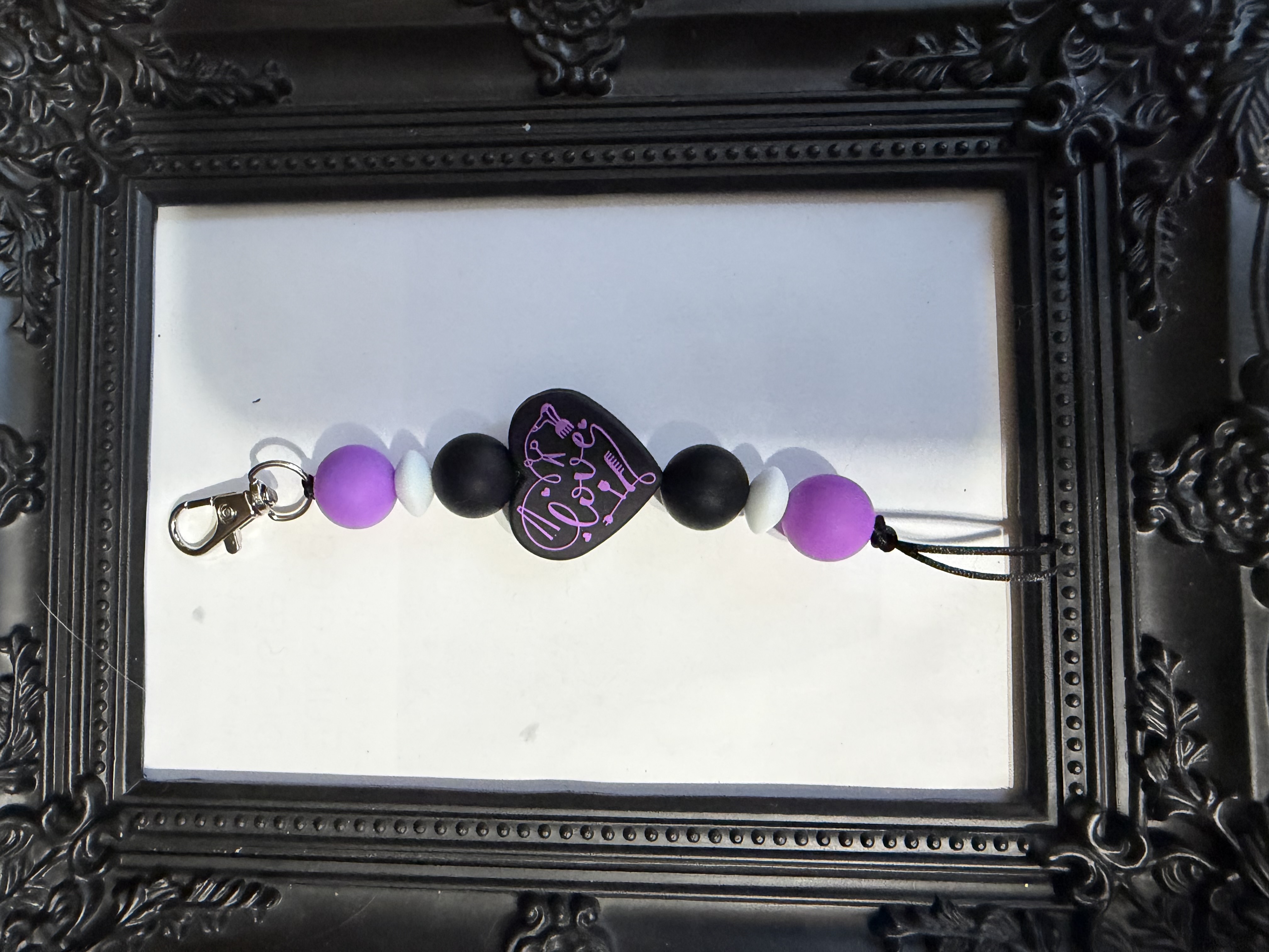 Hair stylist keychain