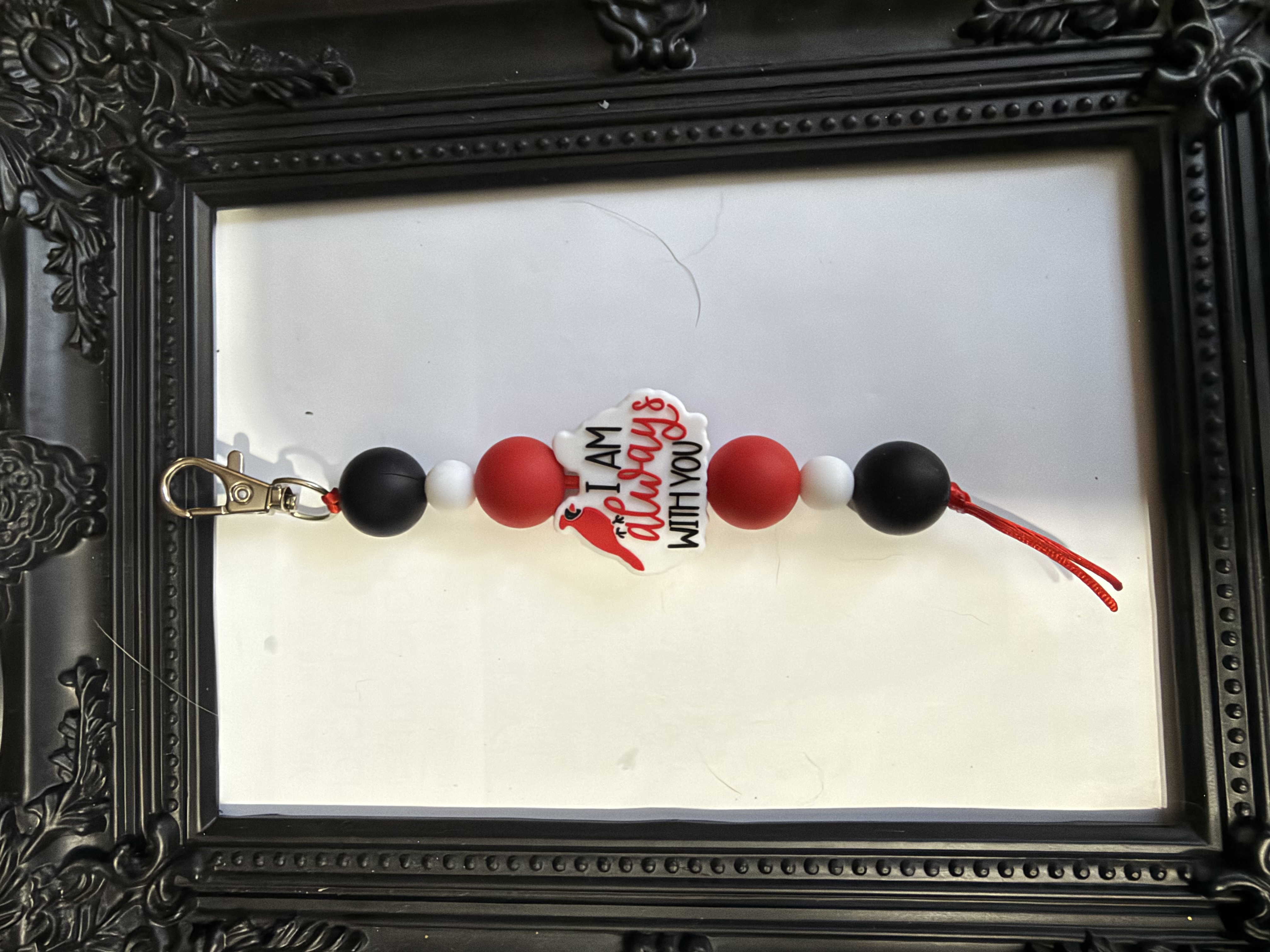 Cardinal keychain