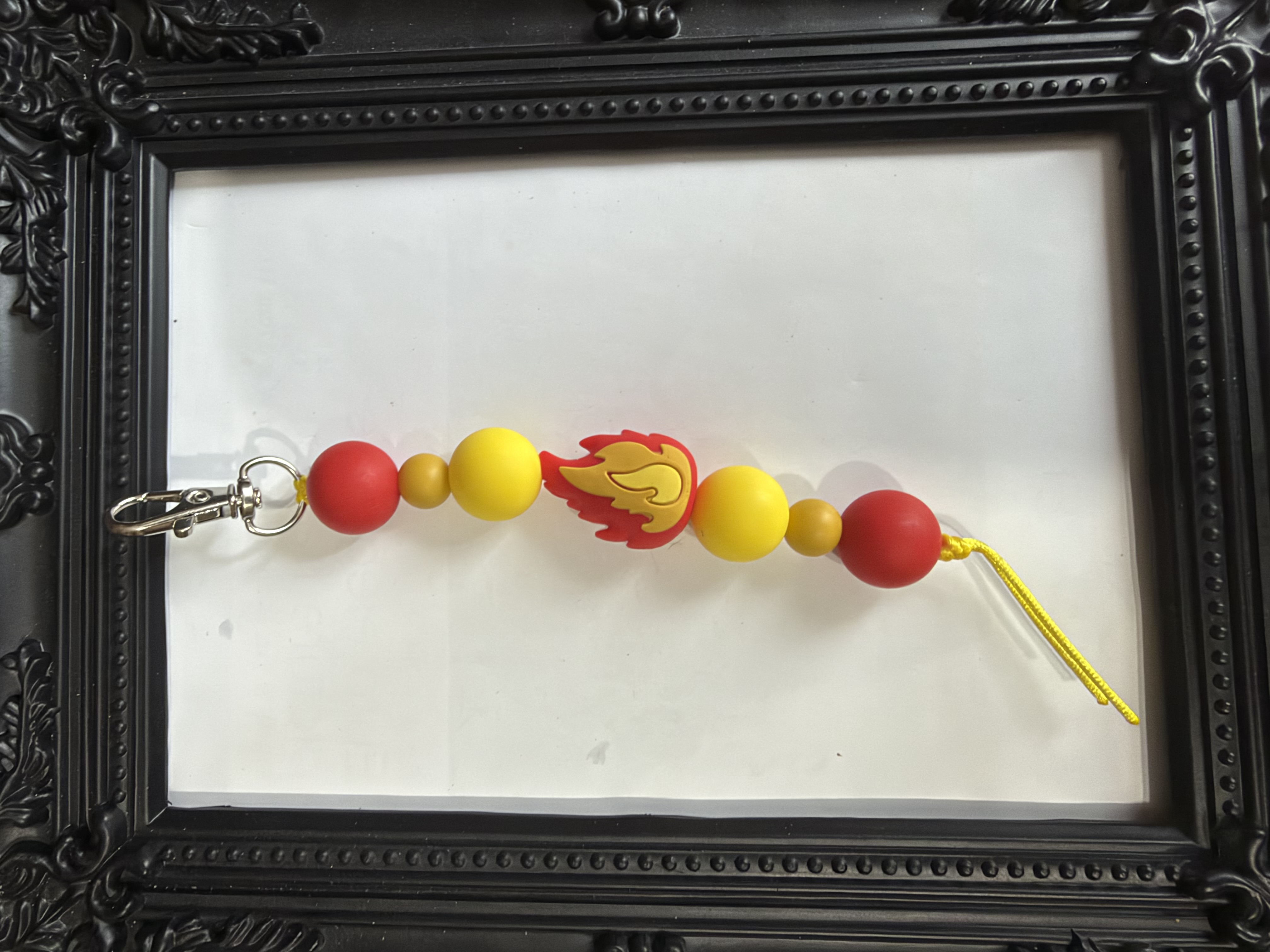Flame keychain