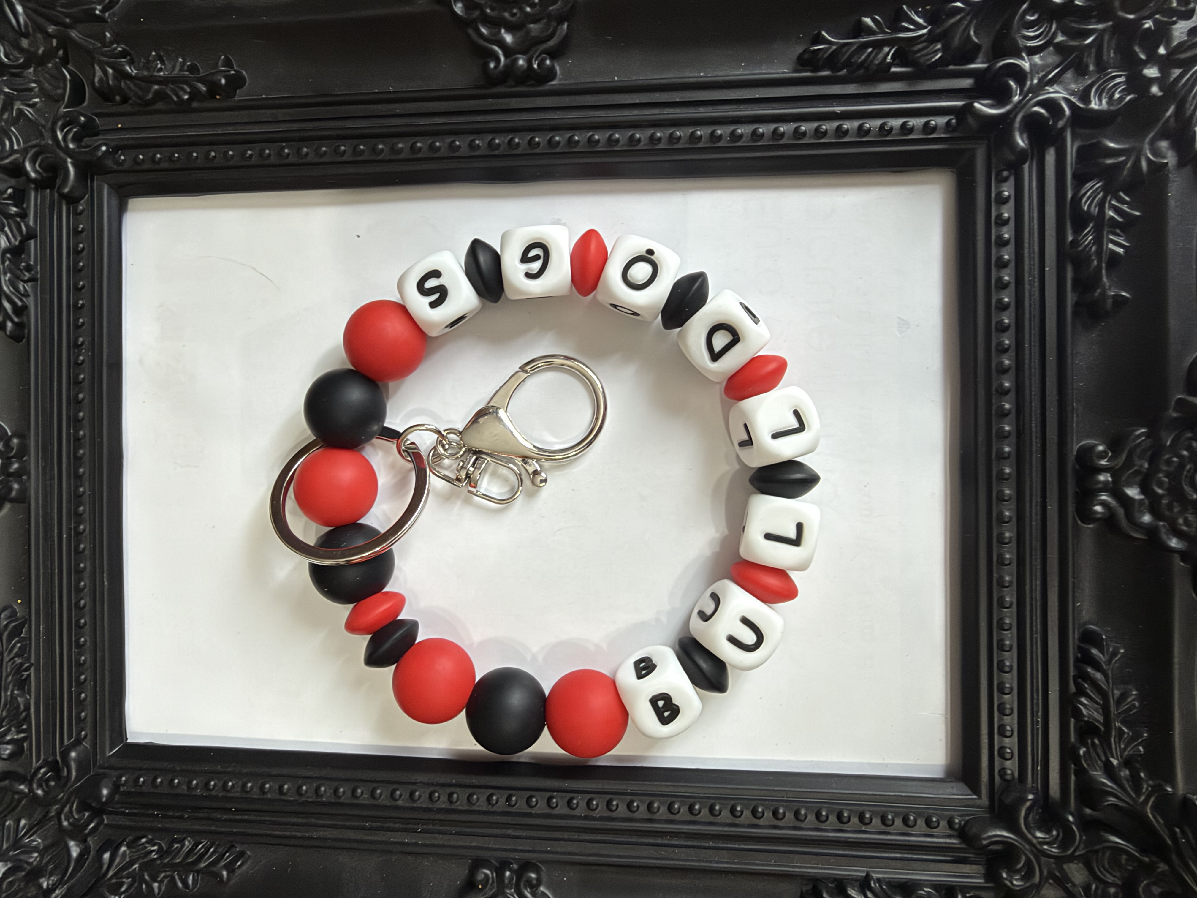 Bulldog keychain