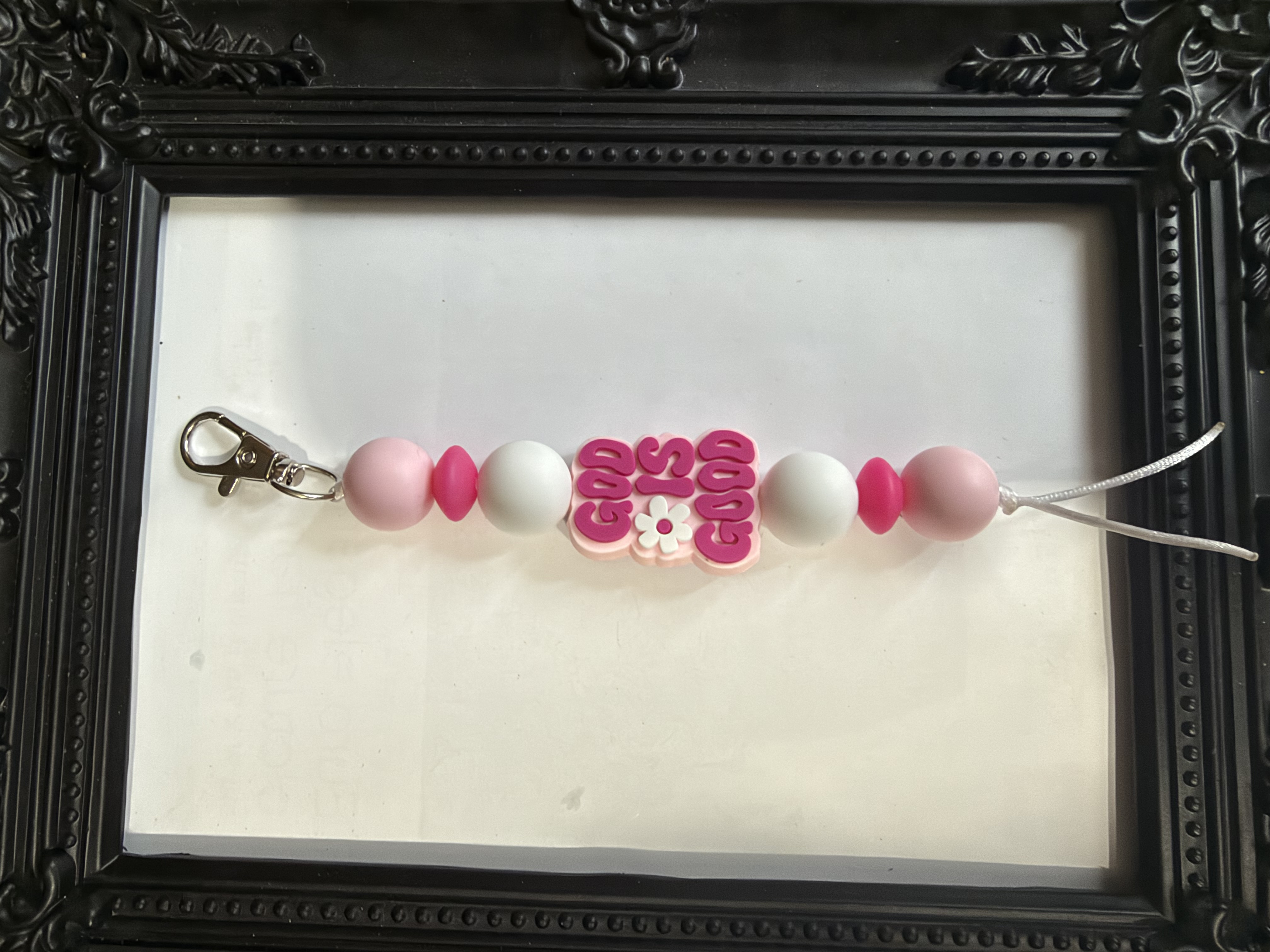 God is good keychain