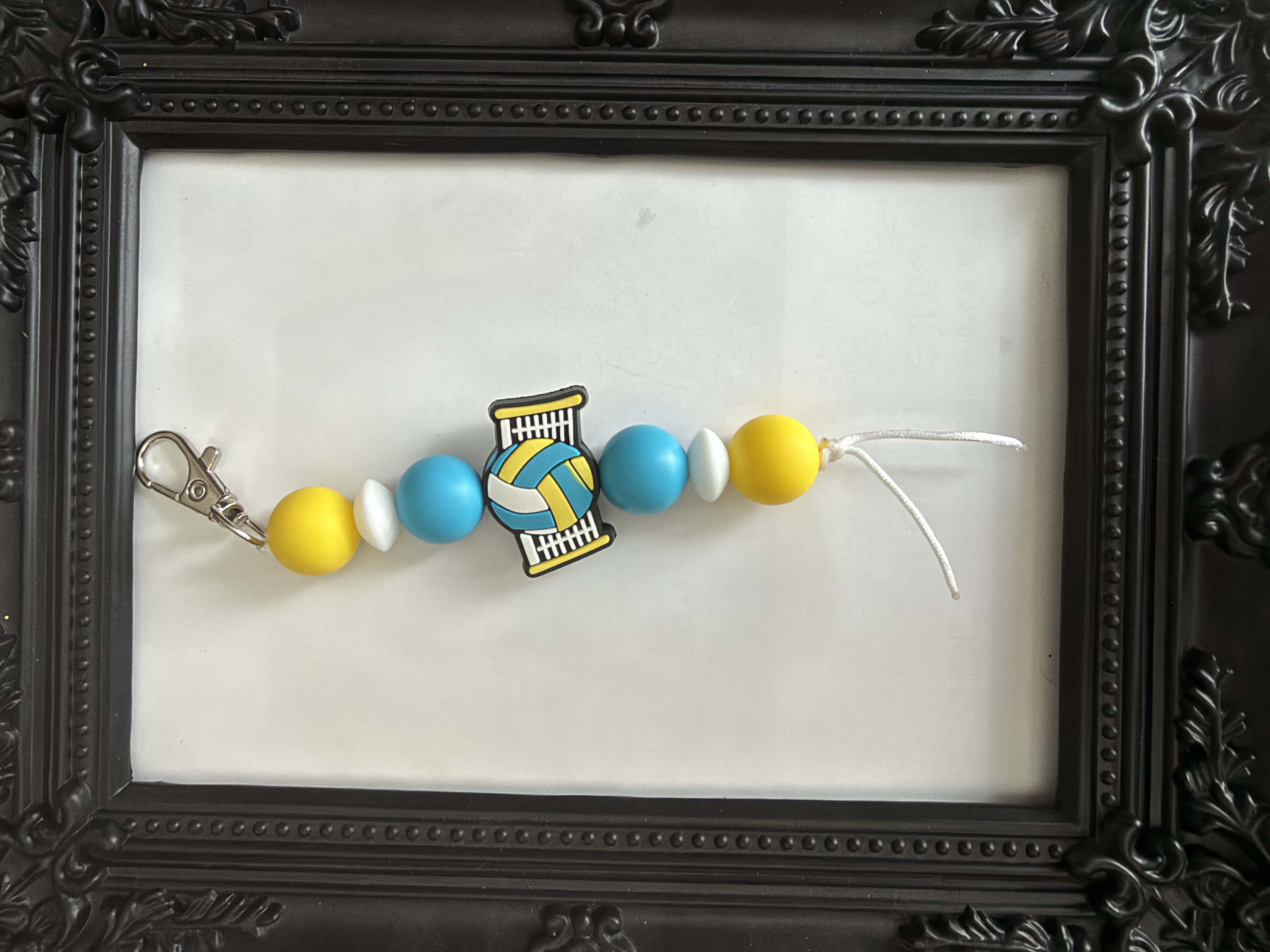 Volleyball keychain